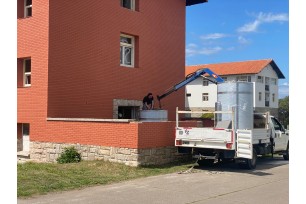 Termotanque de 2000lts instalados en Unidad turística de Chapadmalal